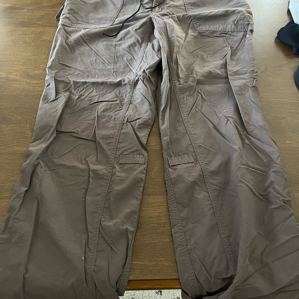 Brown north face hiking Pants